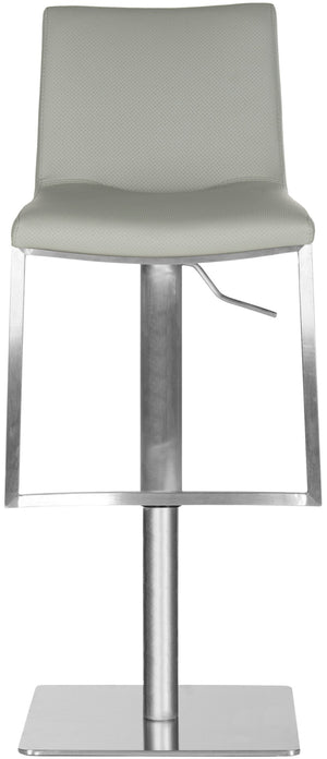 Safavieh Ember Swivel Bar Stool - Modern Design With Adjustable Height, Stainless Steel Frame For Durability Grey FOX3009D