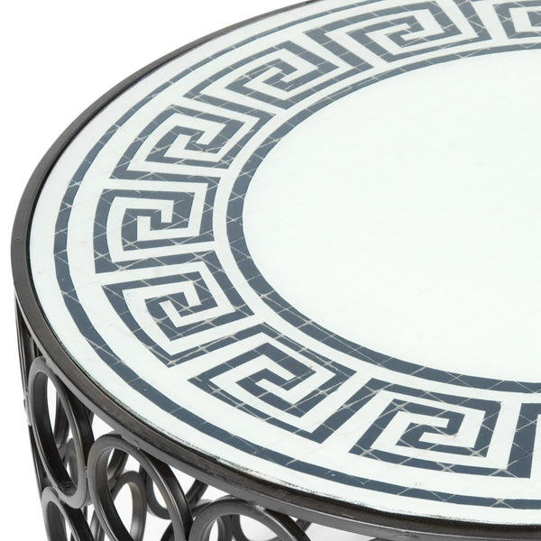 Safavieh Portia Mosaic Table - Handcrafted Accent Table With Unique Design For Indoor & Outdoor Spaces FOX3207G