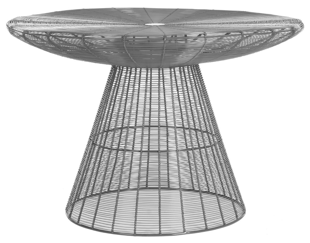 Safavieh Reginald Wire Coffee Table - Sculptural Iron Design With Grey Epoxy Finish For Modern Elegance FOX3210A