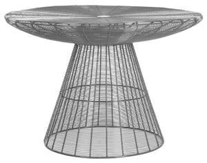 Safavieh Reginald Wire Coffee Table - Sculptural Iron Design With Grey Epoxy Finish For Modern Elegance FOX3210A