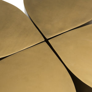 Safavieh Tilly Sculptural Coffee Table In Antique Brass - Contemporary Elegance For Stylish Living Rooms FOX3214A
