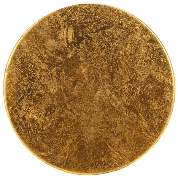 Safavieh Emery Elegant Gold Leaf Counter Stool With Navy Lacquer Finish For Stylish Home Bars & Kitchens Red/Gold FOX3231B