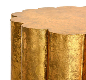Safavieh Miriam Coffee Table: Luxurious Gold Foil Finish Blends Classic Architecture With 1970S Italian Glamour FOX3233A