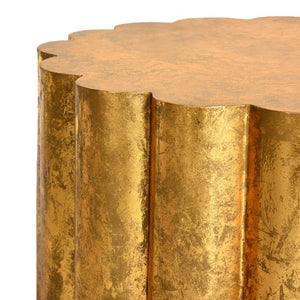 Safavieh Miriam Coffee Table: Luxurious Gold Foil Finish Blends Classic Architecture With 1970S Italian Glamour FOX3233A