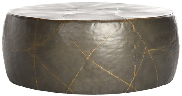 Safavieh Vernice Coffee Table - Bold Art-Inspired Modern Focal Point With Silver Finish For Eclectic Interiors FOX3234A