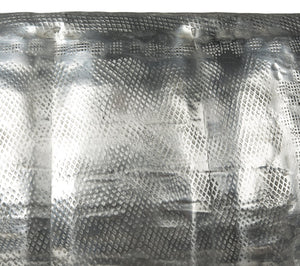 Safavieh Dara Coffee Table: Sculptural Silver Aluminum Centerpiece For Modern Living Spaces & Unique Style FOX3239A