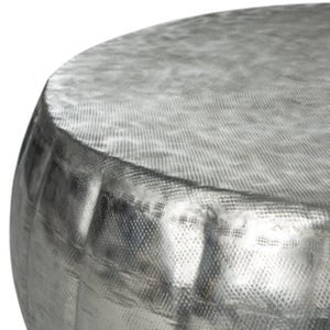 Safavieh Dara Coffee Table: Sculptural Silver Aluminum Centerpiece For Modern Living Spaces & Unique Style FOX3239A