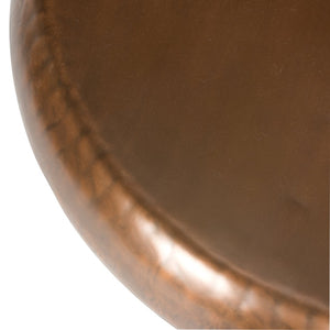 Safavieh Patience Coffee Table - Antique Copper Sculptural Design Inspired By Historic Instruments For Your Home FOX3240A