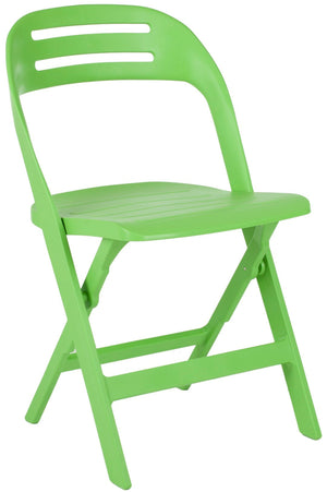 Safavieh Danielle Folding Chairs In Vibrant Green – Stylish, Lightweight, And Perfect For Any Outdoor Gathering! Green Polypropylene And Fiber Glass Fox3501c-set4