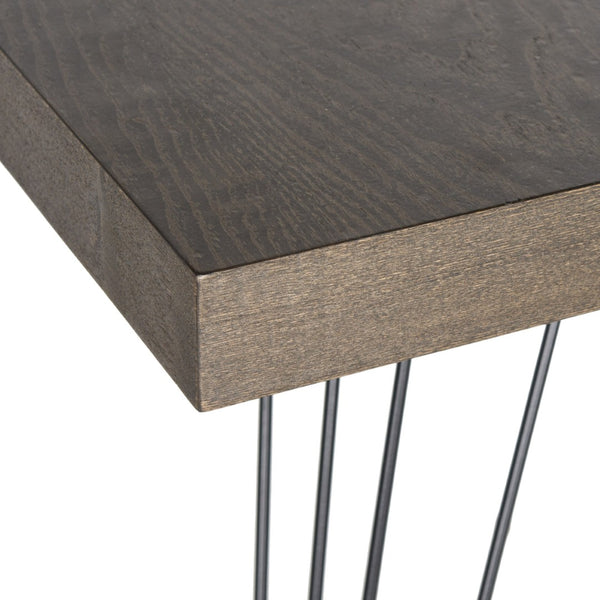 Safavieh Wolcott Mid-Century Square Accent Table With Hairpin Legs - Stylish, Durable & Versatile Design! FOX4205B