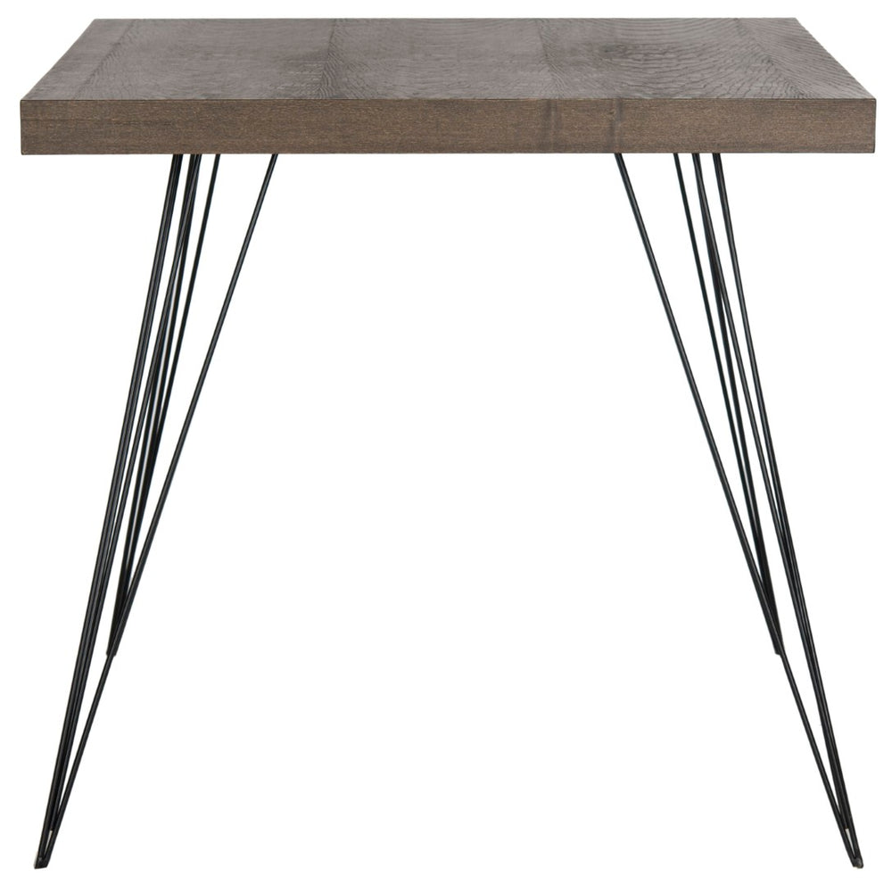 Safavieh Wolcott Mid-Century Square Accent Table With Hairpin Legs - Stylish, Durable & Versatile Design! FOX4205B