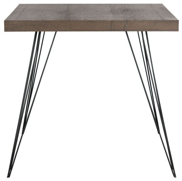 Safavieh Wolcott Mid-Century Square Accent Table With Hairpin Legs - Stylish, Durable & Versatile Design! FOX4205B