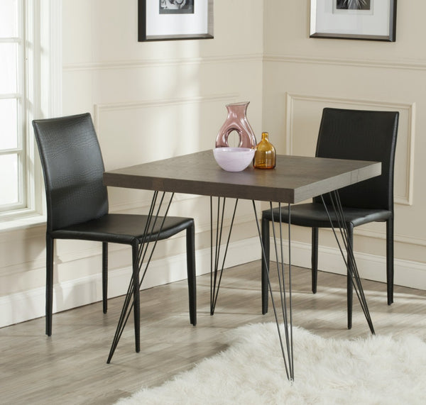 Safavieh Wolcott Mid-Century Square Accent Table With Hairpin Legs - Stylish, Durable & Versatile Design! FOX4205B