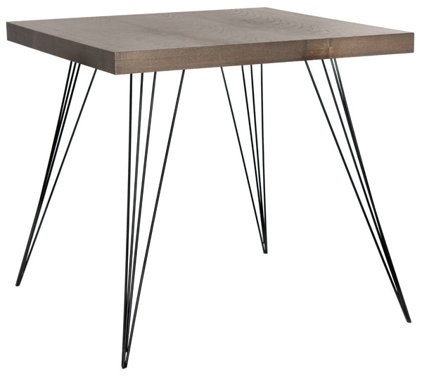 Safavieh Wolcott Mid-Century Square Accent Table With Hairpin Legs - Stylish, Durable & Versatile Design! FOX4205B