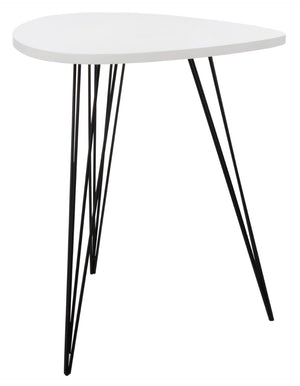 Safavieh Wynton Mid-Century Modern Lacquer End Table With Hairpin Legs - Stylish, Durable & Easy To Clean! FOX4214B