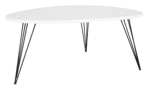 Safavieh Wynton Retro Mid-Century Coffee Table – Elegant Lacquer Finish With Hairpin Legs For Modern Homes FOX4215B