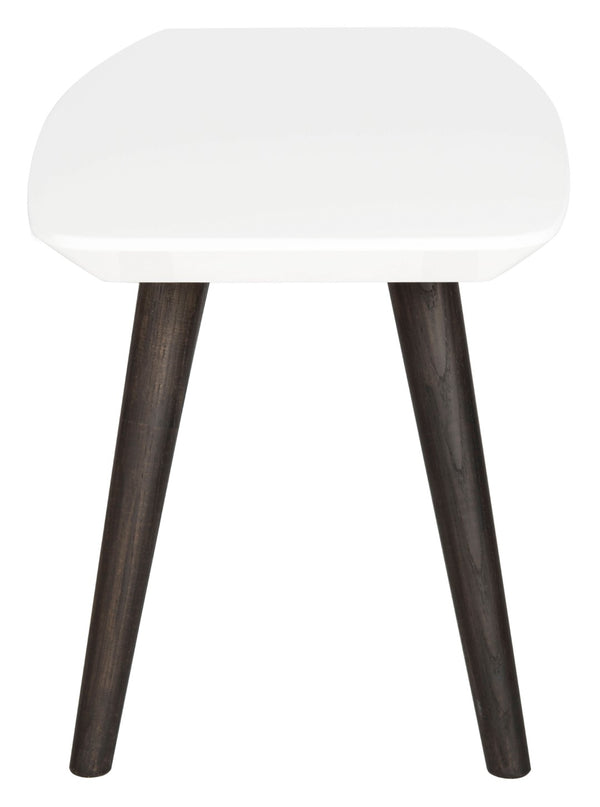 Safavieh Josiah Mid-Century Modern Rectangle Lacquer Coffee Table With Elegant Wood-Grain Legs For Living Space FOX4216A