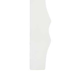 Safavieh Beth Elegant High-Gloss White Lacquer Stacking Console With Curlicue Legs For Timeless Style FOX4221A