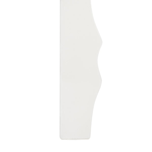 Safavieh Beth Elegant High-Gloss White Lacquer Stacking Console With Curlicue Legs For Timeless Style FOX4221A