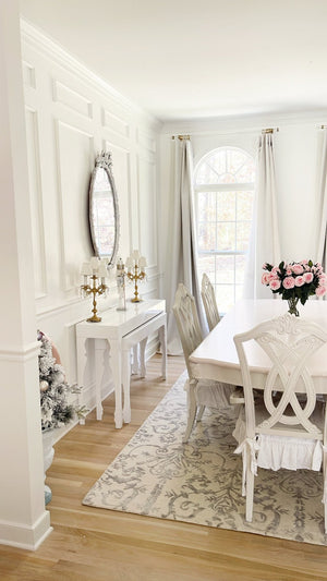 Safavieh Beth Elegant High-Gloss White Lacquer Stacking Console With Curlicue Legs For Timeless Style FOX4221A