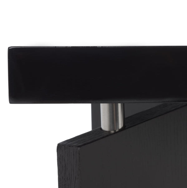 Safavieh Josef Retro Lacquer Coffee Table - Sleek Mid-Century Modern Design With Floating Top For Living Spaces Black/Black FOX4223C
