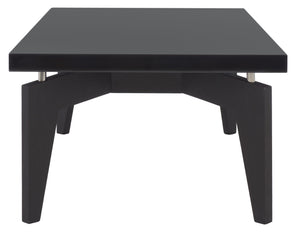 Safavieh Josef Retro Lacquer Coffee Table - Sleek Mid-Century Modern Design With Floating Top For Living Spaces Black/Black FOX4223C