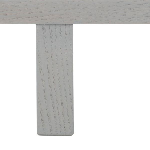 Safavieh Raylan Mid-Century Scandinavian Accent Table - Grey-Washed Wood Stand For Living Room & Bedroom FOX4226B