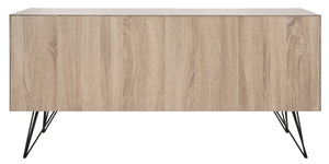 Safavieh Jeralyn Retro Mid-Century Wood Sideboard - Stylish Storage Solution For Modern Minimalist Spaces FOX4232A