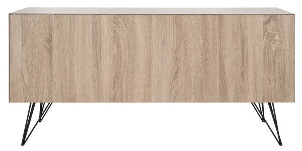 Safavieh Jeralyn Retro Mid-Century Wood Sideboard - Stylish Storage Solution For Modern Minimalist Spaces FOX4232A