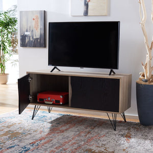 Safavieh Jeralyn Retro Mid-Century Wood Sideboard - Stylish Storage Solution For Modern Minimalist Spaces FOX4232A