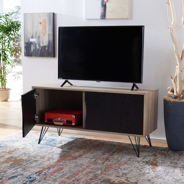 Safavieh Jeralyn Retro Mid-Century Wood Sideboard - Stylish Storage Solution For Modern Minimalist Spaces FOX4232A