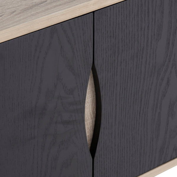 Safavieh Jeralyn Retro Mid-Century Wood Sideboard - Stylish Storage Solution For Modern Minimalist Spaces FOX4232A