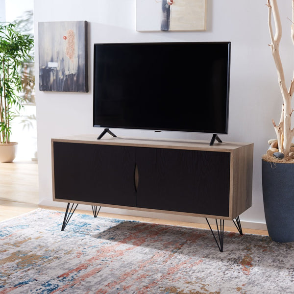 Safavieh Jeralyn Retro Mid-Century Wood Sideboard - Stylish Storage Solution For Modern Minimalist Spaces FOX4232A