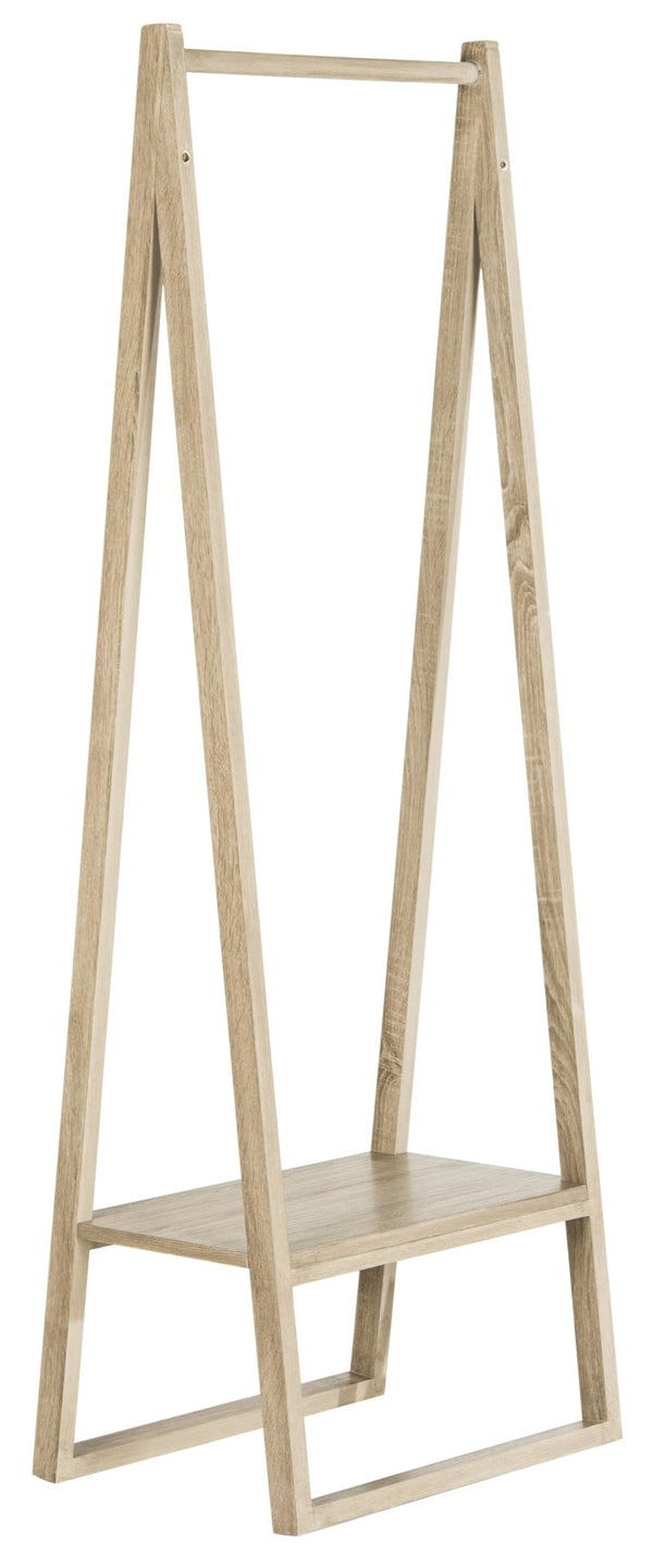 Safavieh Afia 67'' Mid-Century Coat Rack - Sleek Nordic Design For Organized Entryways, Durable & Stylish FOX4234A
