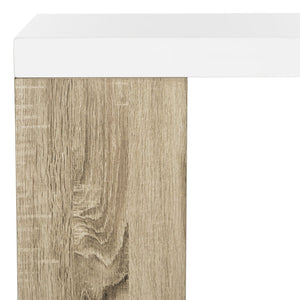 Safavieh Carlene Modern Scandinavian Desk With Lacquer Finish & Integrated Storage - Stylish Workspace Solution FOX4235A