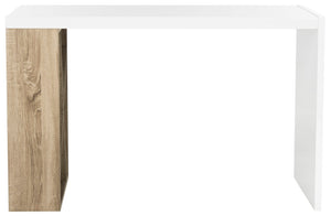 Safavieh Carlene Modern Scandinavian Desk With Lacquer Finish & Integrated Storage - Stylish Workspace Solution FOX4235A