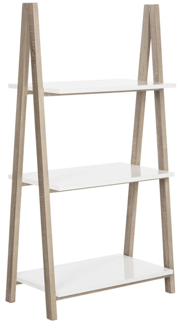 Safavieh Hartley 52'' Scandinavian Three-Tier Shelf - Stylish Storage With Mid-Century Modern Charm & Durability FOX4240A