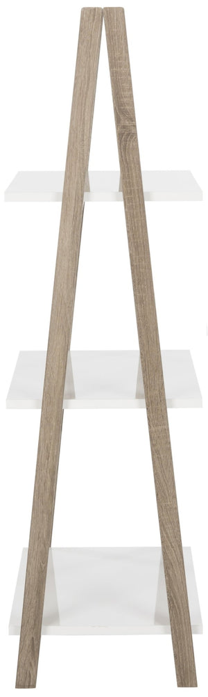 Safavieh Hartley 52'' Scandinavian Three-Tier Shelf - Stylish Storage With Mid-Century Modern Charm & Durability FOX4240A