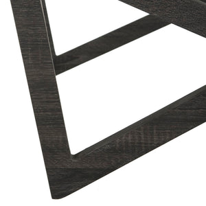 Safavieh Ralston Mid-Century Glass Top Coffee Table – Sculptural Design With Warm Grey Finish For Modern Appeal FOX4242A