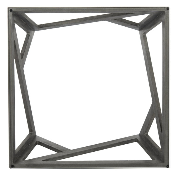Safavieh Radley Mid-Century Glass Top Coffee Table – Sculptural Design With Dark Grey Finish For Modern Spaces FOX4243A
