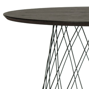 Safavieh Roe Retro Mid-Century Modern Coffee Table With Sculptural Iron Base For Stylish Living Spaces Black FOX4244B