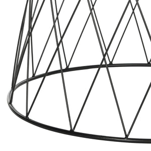 Safavieh Roe Mid Century Lacquer Coffee Table – Chic White Top & Industrial Iron Base For Modern Living Spaces FOX4244C