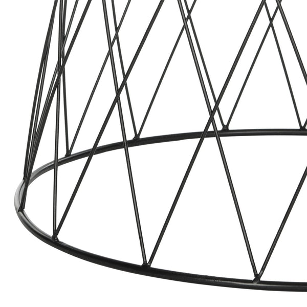 Safavieh Roe Mid Century Lacquer Coffee Table – Chic White Top & Industrial Iron Base For Modern Living Spaces FOX4244C