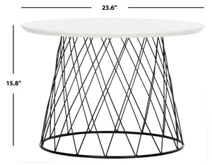 Safavieh Roper Mid-Century Modern Lacquer End Table - Stylish Accent For Living Rooms, Bedrooms & More FOX4245C