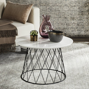 Safavieh Roper Mid-Century Modern Lacquer End Table - Stylish Accent For Living Rooms, Bedrooms & More FOX4245C