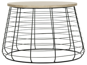 Safavieh Rowley Retro Mid Century Wood End Table - Light Grey Accent For Modern Living Spaces & Décor FOX4246A