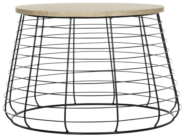 Safavieh Rowley Retro Mid Century Wood End Table - Light Grey Accent For Modern Living Spaces & Décor FOX4246A