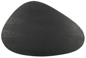 Safavieh Rocco Mid-Century Coffee Table – Sculptural Design With Stylish Metal Legs For Modern Living Spaces Ash Black FOX4249B