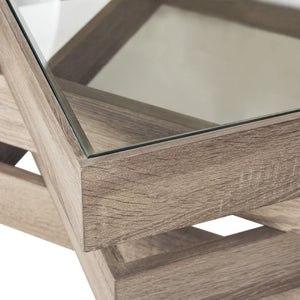 Safavieh Anwen Mid-Century Geometric Coffee Table - Light Grey Elegance For Modern Living Rooms & Decor FOX4250A