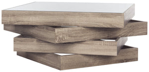 Safavieh Anwen Mid-Century Geometric Coffee Table - Light Grey Elegance For Modern Living Rooms & Decor FOX4250A